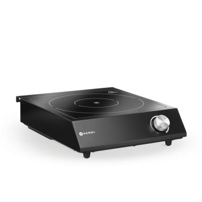 Sada: Indukční vařič 3500W + pánev + pánev na smažení, HENDI, Černá, 230V/3500W, 320x395x(H)95mm | 239889